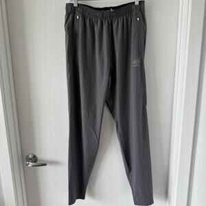 Umbro Jogger Training/Soccer/Exercise Pants Zip‎ Pocket Gray Mens Medium